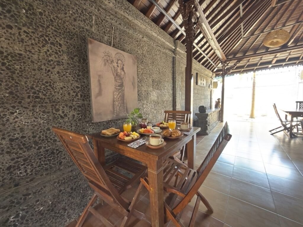 villa lotus jimbaran reception 1